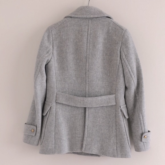 J.Crew Double Breasted Majesty Stadium Wool Coat - Picture 4 of 7